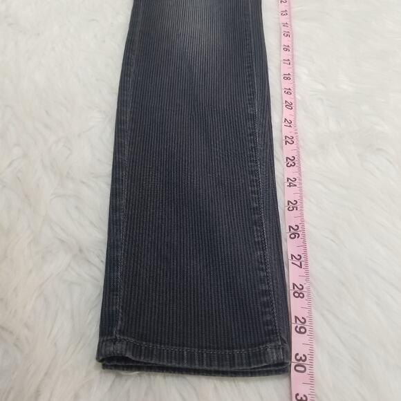 Vince Riley in Wilshire Wash Skinny Striped  Corduroy Low Rise Pants Made in USA - Picture 6 of 8